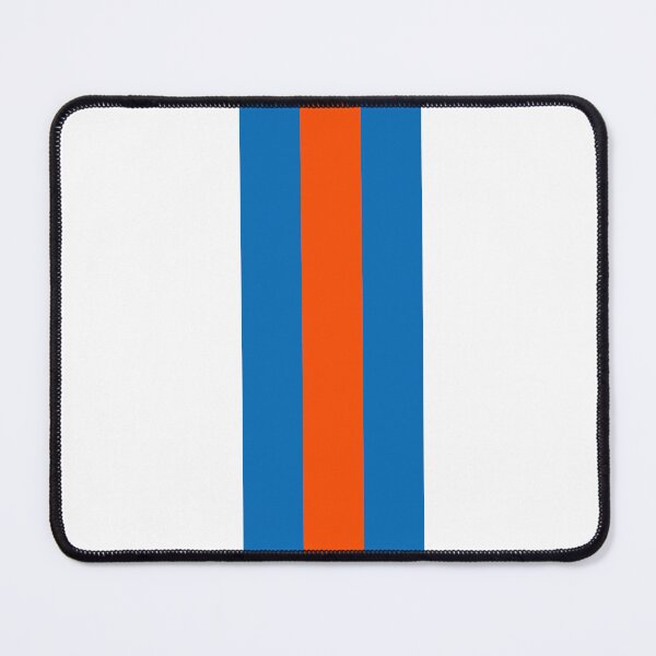 Item preview, Retro American Basketball Stripes New York, White, Blue, Orange designed and sold by Sporting Colour.