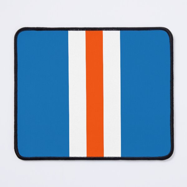 Item preview, Retro American Basketball Stripes New York, Blue, White, Orange designed and sold by Sporting Colour.