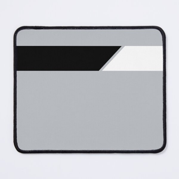 Item preview, Newcastle United Retro 1985 Grey White Black Bar Design designed and sold by Sporting Colour.