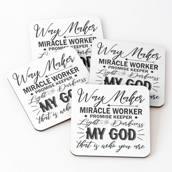 Item preview, Way maker, miracle worker designed and sold by cksplash.