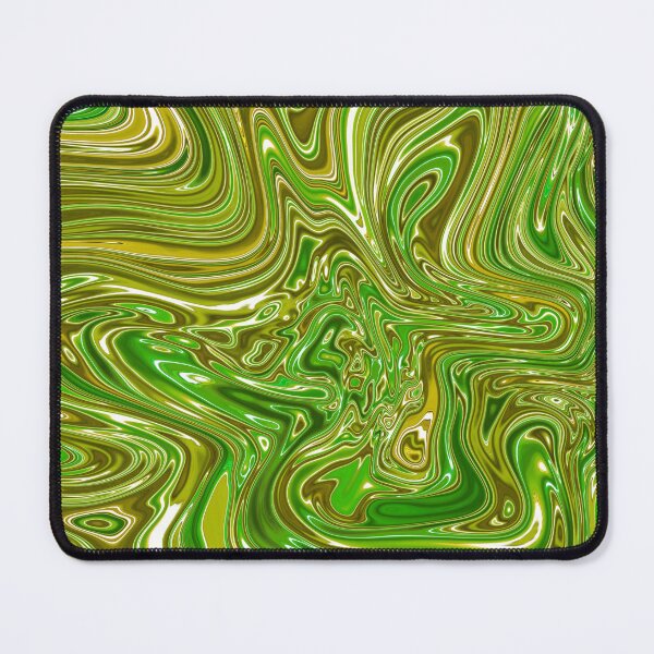 Item preview, Green and Yellow Neon Chrome Metallic Holographic Pattern designed and sold by PrettyPage.