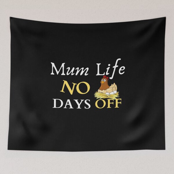 Item preview, Mothers Day UK, Mum Day, Mum Life, Mum Life No Days Off, Amazing Mum designed and sold by Airmilly Store.