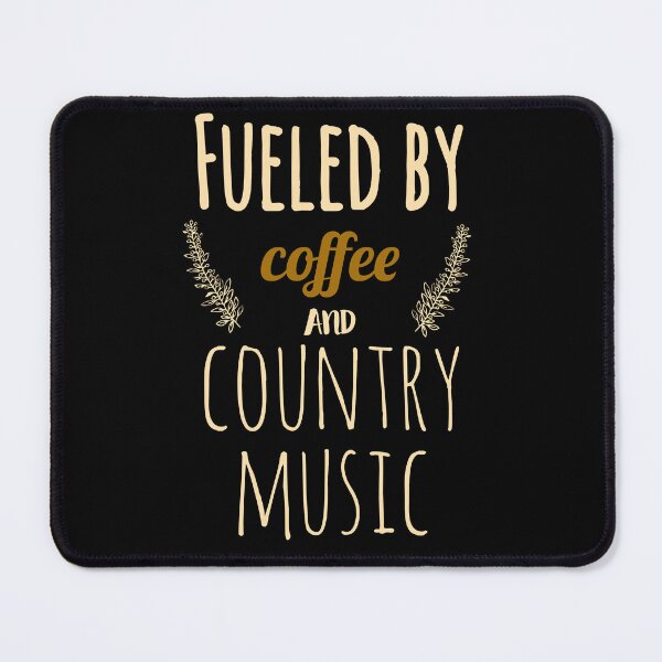 Item preview, Fueled by coffee and country music designed and sold by ZERO9968.