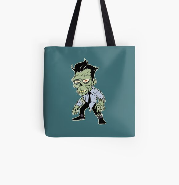 Disappointed Zombie All Over Print Tote Bag