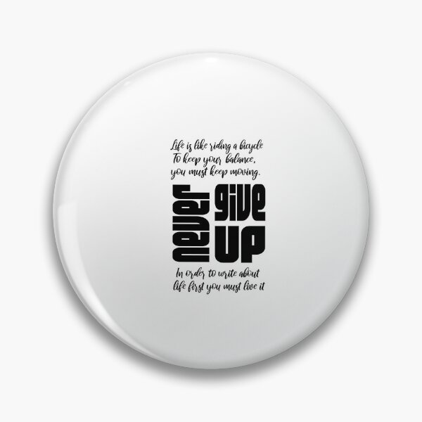 Item preview, Never give up designed and sold by shoperstpoint.