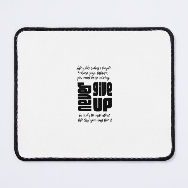Item preview, Never give up designed and sold by shoperstpoint.