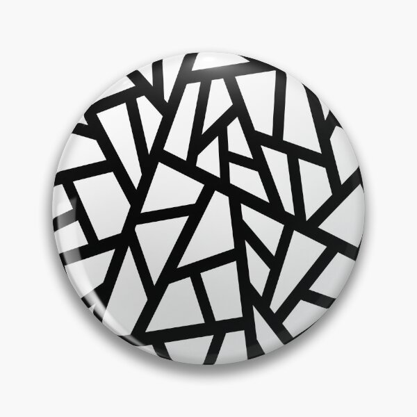 Item preview, Abstract geometric pattern - black and white. designed and sold by K.S ART.