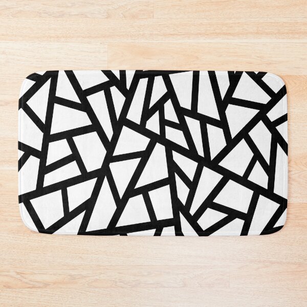 Item preview, Abstract geometric pattern - black and white. designed and sold by K.S ART.