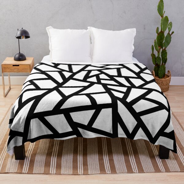 Item preview, Abstract geometric pattern - black and white. designed and sold by K.S ART.