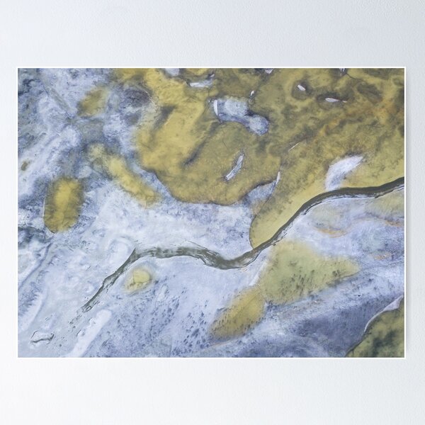 Item preview, Frozen intertidal lake, Iceland designed and sold by ccullen222.
