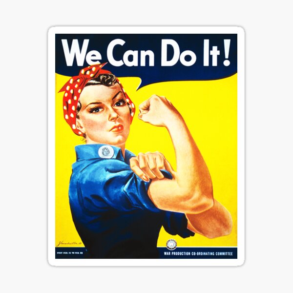 Item preview, We Can Do It! (1943) - US Wartime Propaganda Poster designed and sold by Chris Lally.