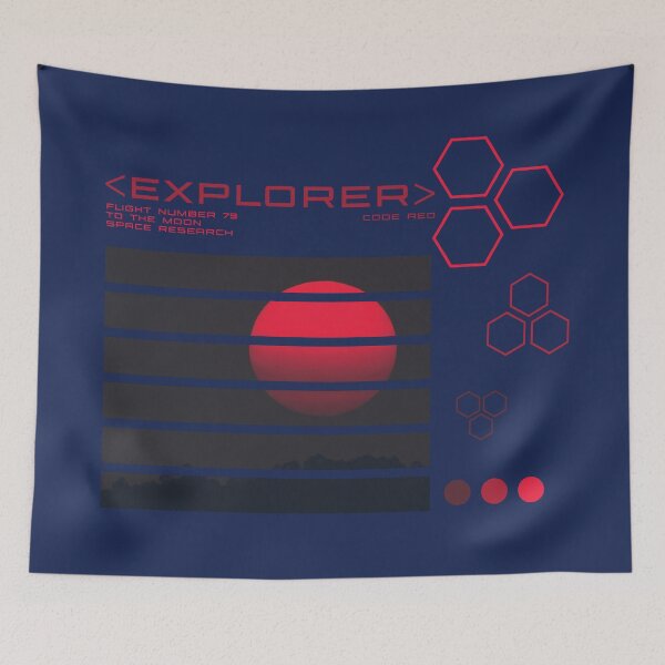 Aperçu de l'œuvre Explorateur Cosmic Space Travel Design créée et vendue par Koala Designs.
