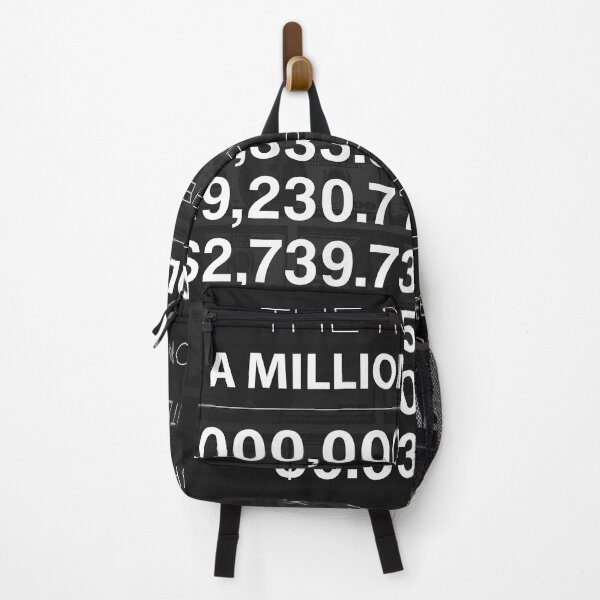 Item preview, The Road To A Million Dollars Motivational Money Artwork designed and sold by SuccessHunters.