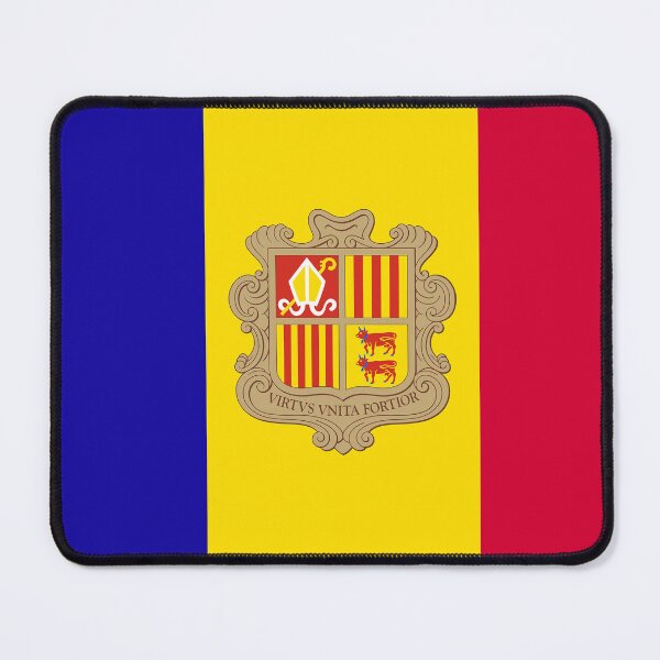 Item preview, Flag of Andorra designed and sold by PatsIsland.