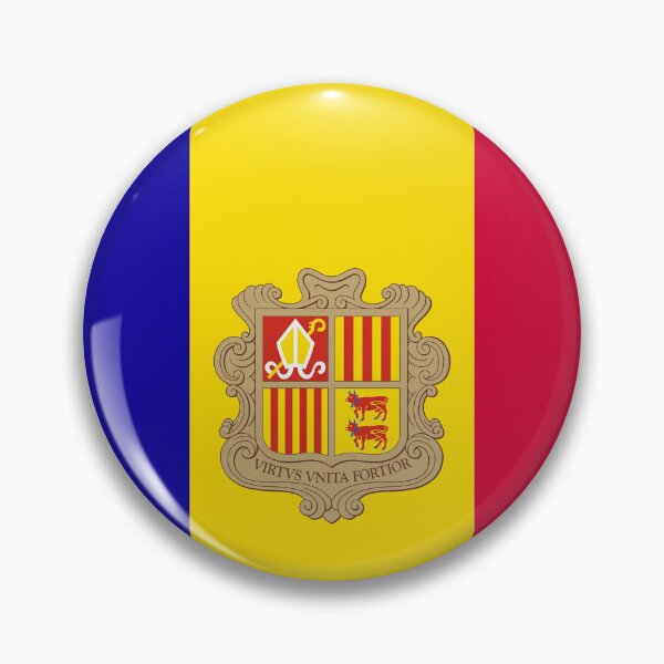 Item preview, Flag of Andorra designed and sold by PatsIsland.