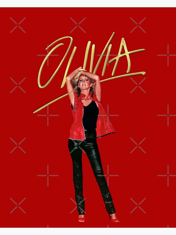 Olivia Newton John Totally Hot Icon Grease Art Print By Popretrodisco Redbubble 2166