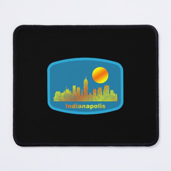 Item preview, Retro Indianapolis City Skyline designed and sold by Dubbra.
