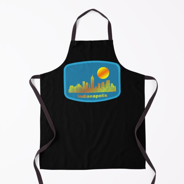 Item preview, Retro Indianapolis City Skyline designed and sold by Dubbra.