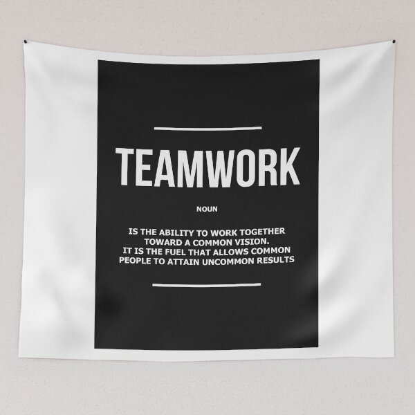 Item preview, Teamwork Definition Office Decor Company Team Motivation designed and sold by SuccessHunters.