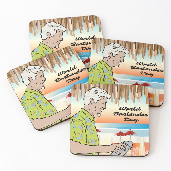Item preview, World Bartender Day Sticker February 24 designed and sold by brady4415.