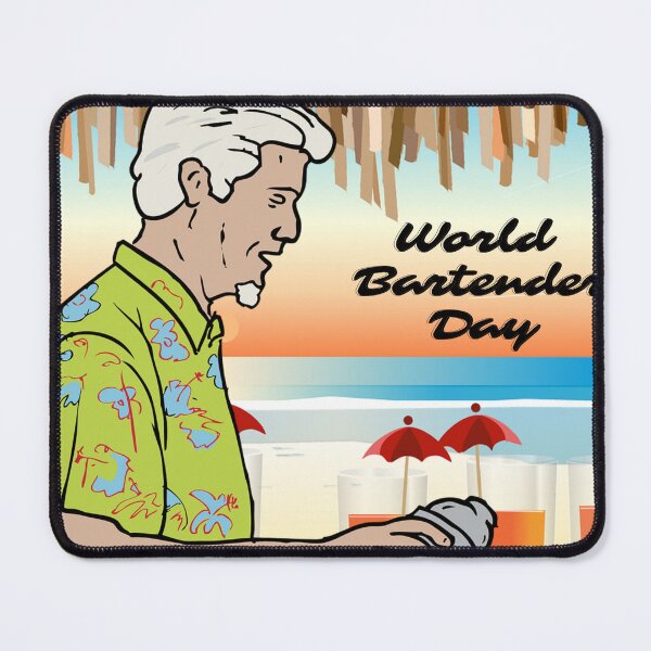 Item preview, World Bartender Day Sticker February 24 designed and sold by brady4415.