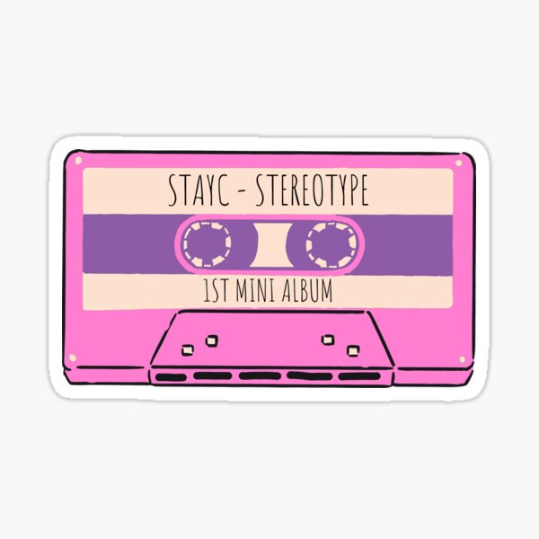 Stayc Stereotype Cassette Sticker
