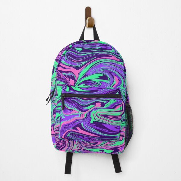 Item preview, Blue, Purple, Green Neon Chrome Metallic Holographic Pattern 2 designed and sold by PrettyPage.