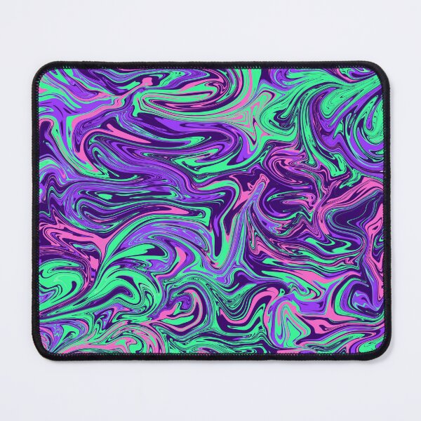 Item preview, Blue, Purple, Green Neon Chrome Metallic Holographic Pattern 2 designed and sold by PrettyPage.