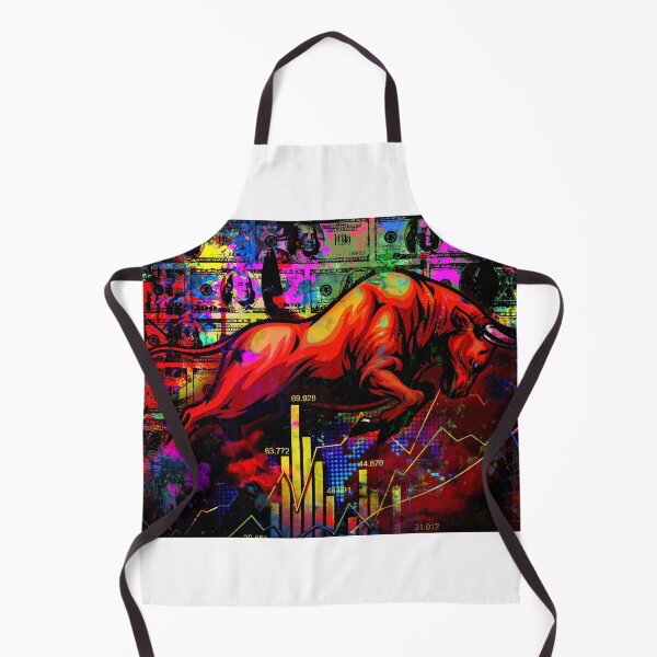 Item preview, Wall Street Bull Pop Art Trader Motivation Stock Market designed and sold by SuccessHunters.