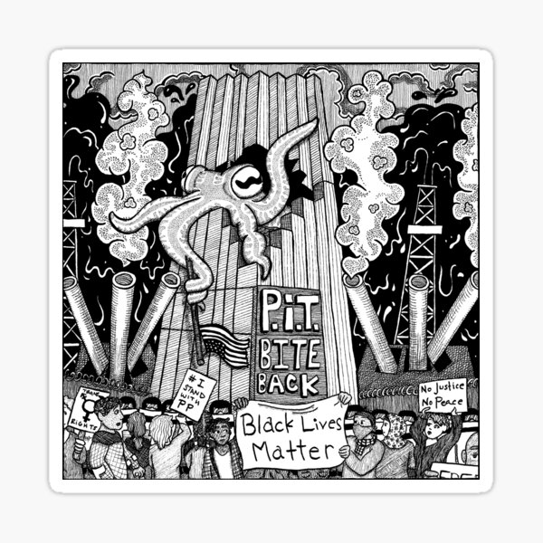 P.I.T. Bite Back EP Cover Sticker