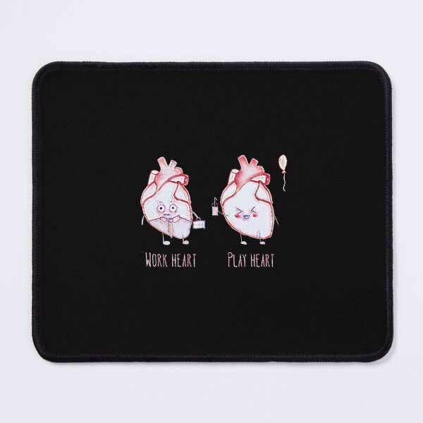 Item preview, Work heart, play heart designed and sold by Tamm-art.