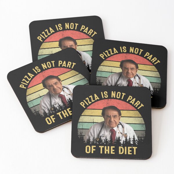 Item preview, Pizza Is Not Part Of The Diet Dr Now Vintage designed and sold by RosannaArt.