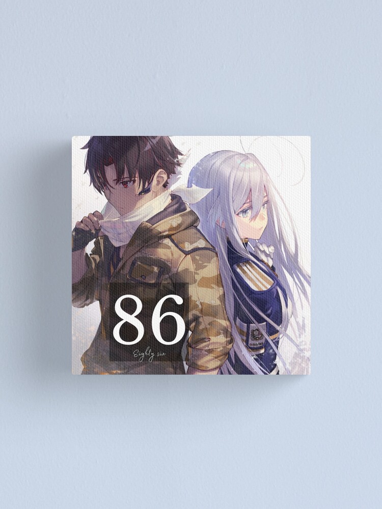 86 eighty six anime Canvas Print by Obierge KATAWA Starshop Online