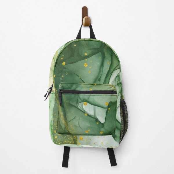 Item preview, Shiny Gold Abstract Green Background designed and sold by Vic Torys ☆.
