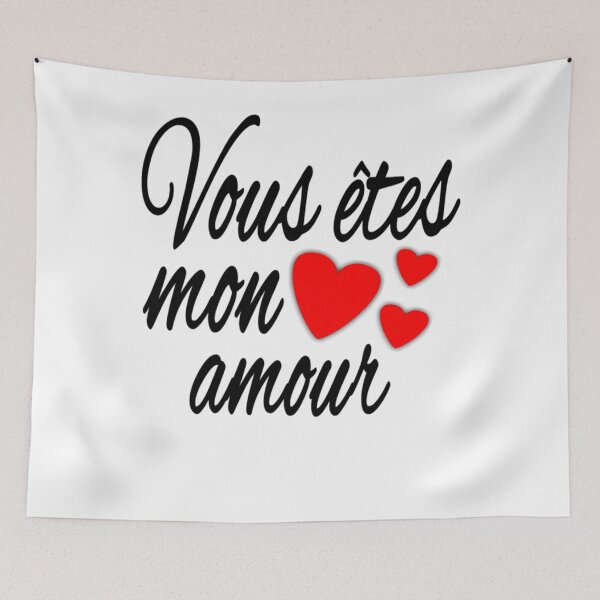 Item preview, Valentine's Day Vous Êtes Mon Amour Essential designed and sold by PattiRaffensbe.