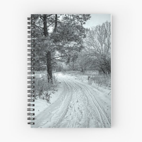 Artikelvorschau, Winter, schneebedeckte, frostige Straße. entworfen und verkauft von Mikhail12358.