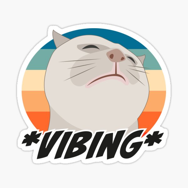 Cat Vibing Sticker by Hustle Inspires Hustle™ for iOS & Android