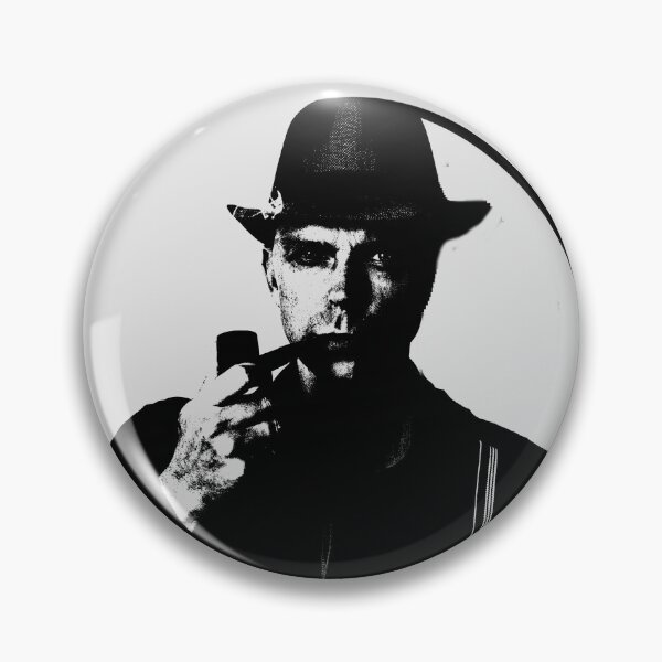 Item preview, Mystery Man - Pop art gentleman wearing fedora using pipe designed and sold by S Quinn.