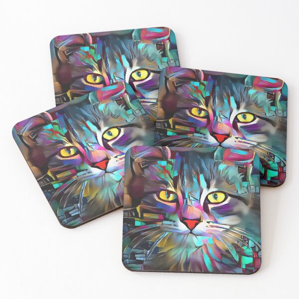 Item preview, nasty cat designed and sold by L. ROCHE.