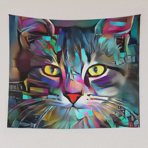 Item preview, nasty cat designed and sold by L. ROCHE.