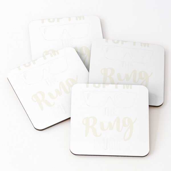 Item preview, Yup I'm The Ring Dude Funny Ring Bearer Wedding designed and sold by designreb.