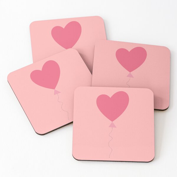 Item preview, Pink Heart Shape Balloon valentine's day designed and sold by MouDantArts.