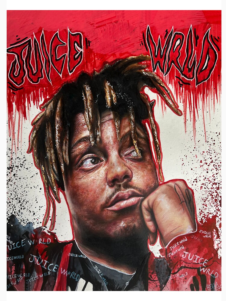 JUICE WRLD poster art  Poster for Sale by christabear
