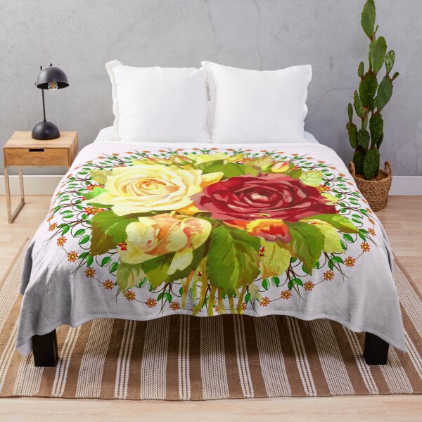 Item preview, Bunch of Roses with Green Leaves Pattern Background designed and sold by Bennymp.