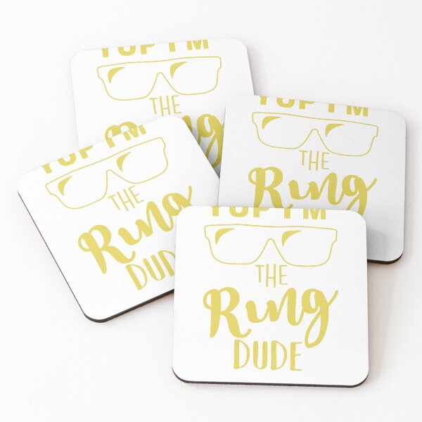 Item preview,  Yup I'm The Ring Dude Funny Ring Bearer Wedding designed and sold by designreb.