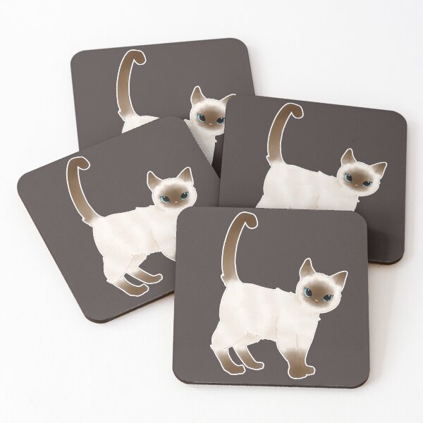 Item preview, Flame Point Siamese Cat sticker designed and sold by teshopk.