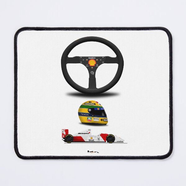 Item preview, McLaren MP4/8 - Steering wheel, helmet and car print designed and sold by JageOwen.