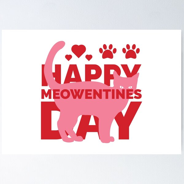 Item preview, Happy Meowentines Day designed and sold by Styler Design.