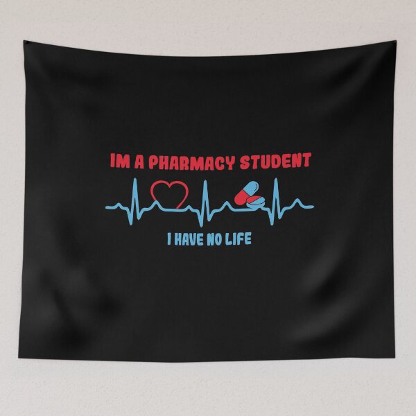 Item preview, Im A Pharmacy Student I Have No Life Red Funny Heart Beat Pharmacist Present  designed and sold by pedrored369.
