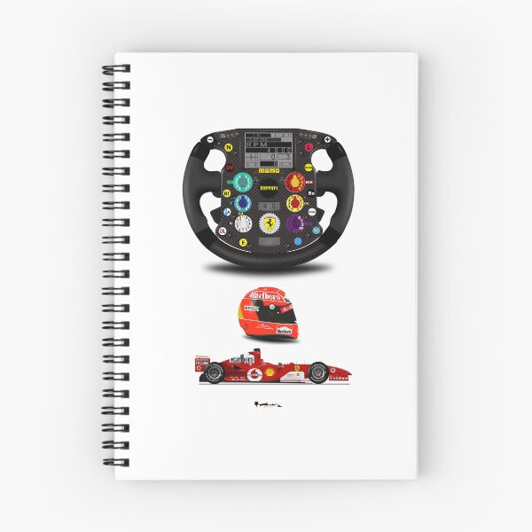 Item preview, F2004 - Steering wheel, helmet and car print designed and sold by JageOwen.